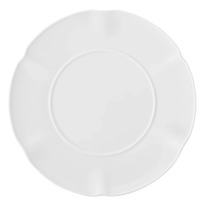 Zdjęcie Talerz na chleb i masło z porcelany z klasycznej kolekcji Crown White - Vista Alegre