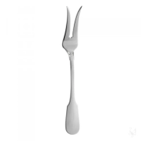Picture Lujoso tenedor para carne plateado - Zaramella Argenti