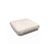 Picture Square pillow 55×55 cm with removable cover in acrylic latte color