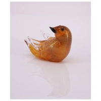 Bild Ein ungewöhnlicher Dekovogel aus Muranoglas für einen Schreibtisch