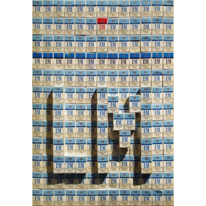 Zdjęcie L&M - kolaż analogowy wykonany przez Bashe Dunin
