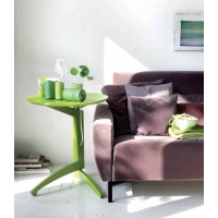 Picture Mesa de centro italiana con opción plegable h 63 cm - Ø 53 cm