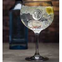 Picture Gin glass from England - 620 ml, h. 20 cm