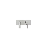 Picture A beautiful bathroom faucet mounted to the wall in a modern style