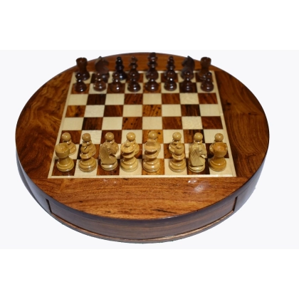 Zdjęcie Wykonana z drewna kolekcja szachowa idealna na upominek - The Chess Empire