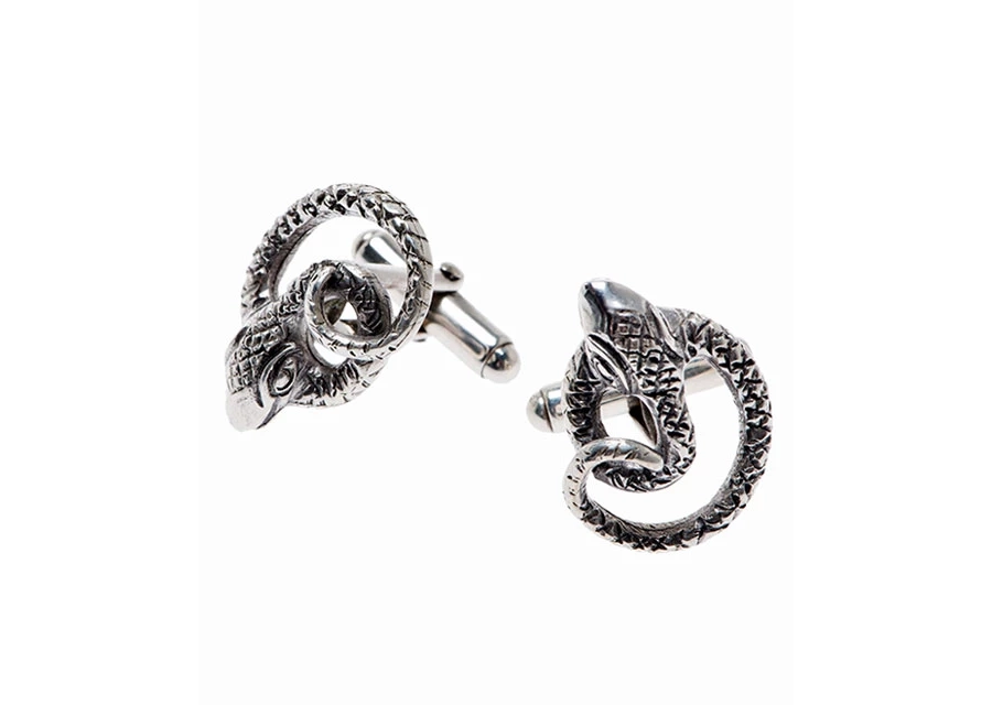 picture 1 Silver "Snake" cufflinks - Pampaloni