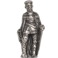 Bild Originaler Brieföffner mit einer Figur eines Mannes mit Schwert