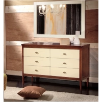 Picture Italian rectangular mirror 100x70cm solid poplar - Fratelli Mirandola