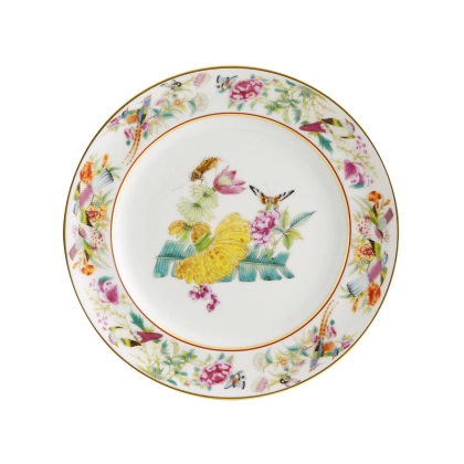 Zdjęcie Porcelanowy talerz deserowy Banan z unikatowej kolorowej kolekcji Paço Real - Vista Alegre
