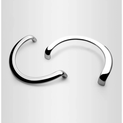 Zdjęcie Chromowany uchwyt Logo do mebli