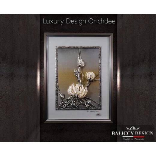 An original painting made with a pearl shell for stylish interiors