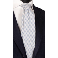 Picture Patterned woolen tie from Italy