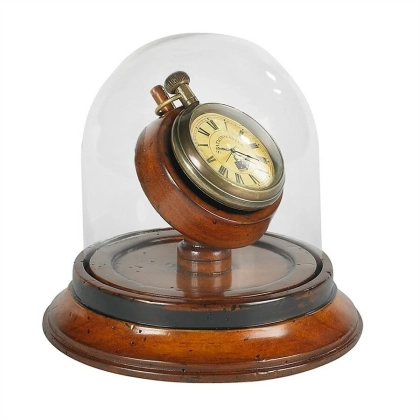 Zdjęcie Wyjątkowy zegarek vintage pod szklaną kopułą - Authentic Models