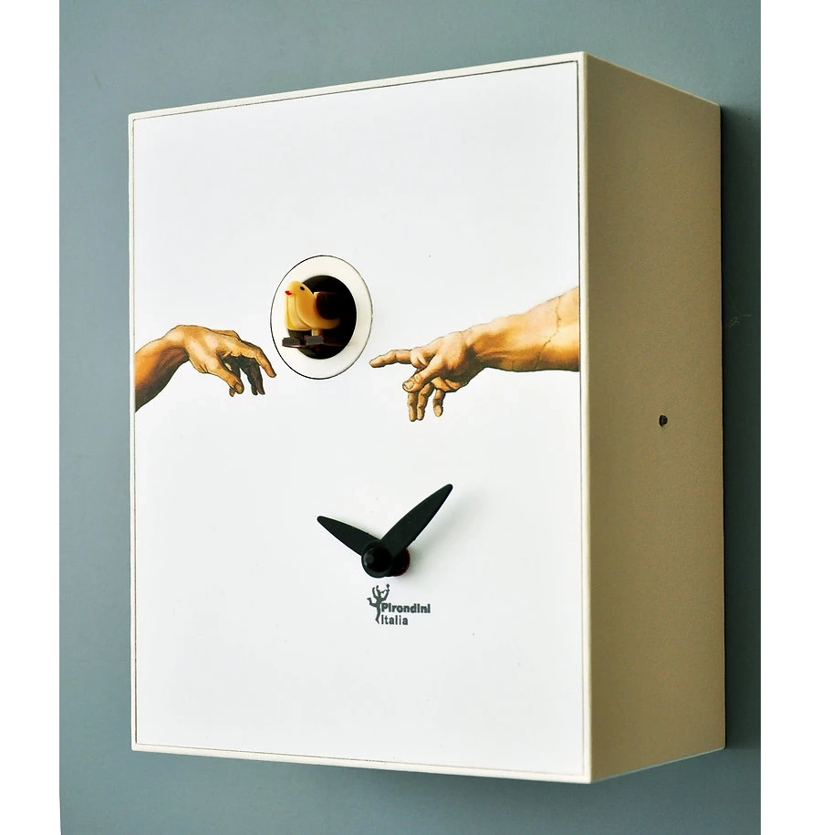 picture 2 A unique wall or table clock with a playing cuckoo