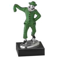 Picture Estatuilla de un bufón disfrazado de verde