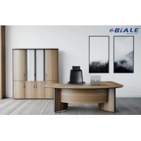 Picture Avant-garde oval desk for the office - 206x120x75h cm