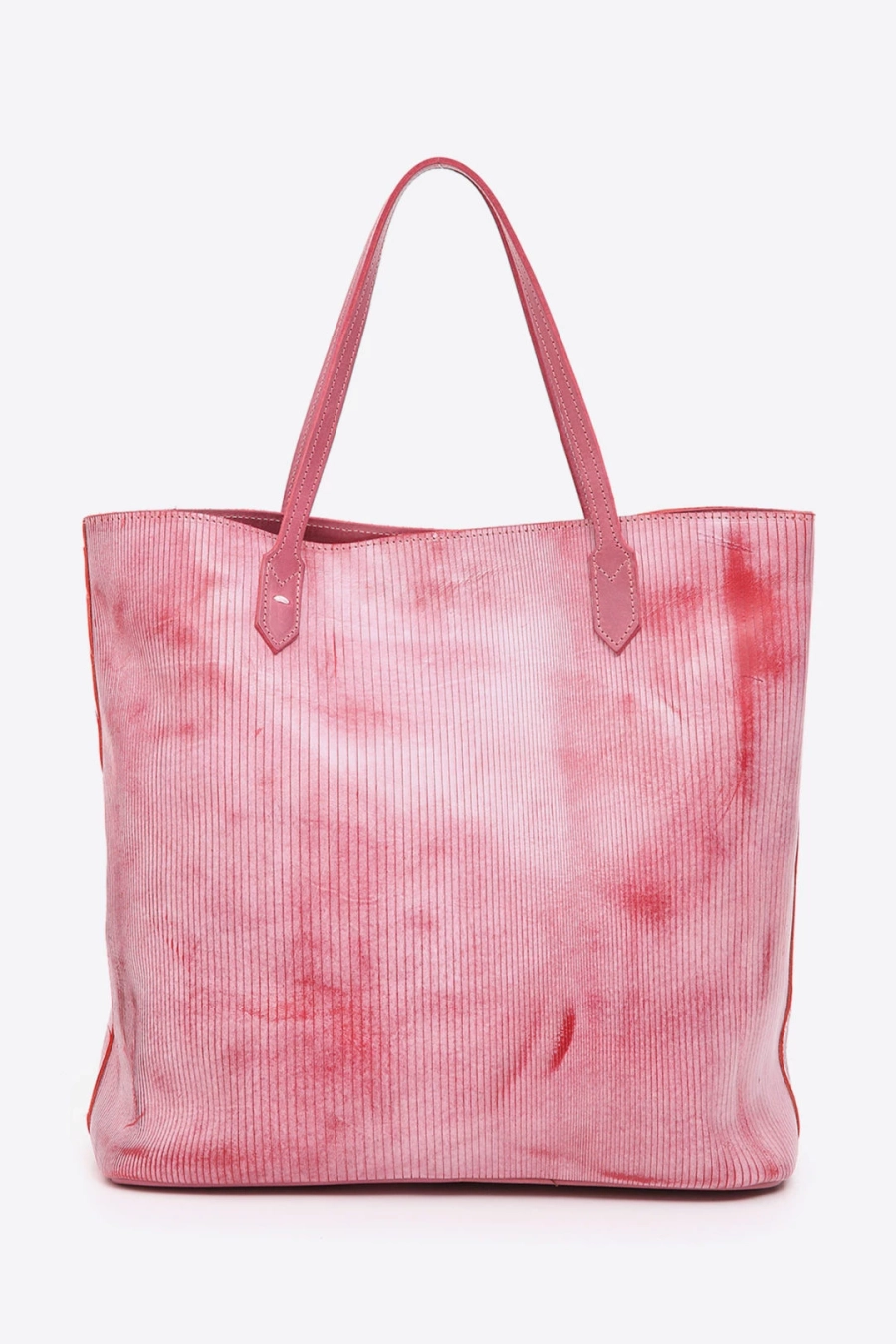 picture 2 Original pink leather shopper bag - Terrida