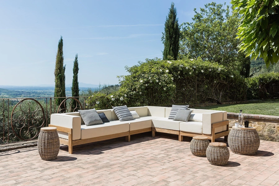 Bild 2 Stilvoller Tisch – Bongo-Hocker für Garten und Terrasse