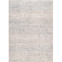 Picture Encantadora alfombra tejida a mano en color gris azulado procedente de la India - Jordania