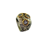 Picture Increíble anillo de plata - lujo artístico