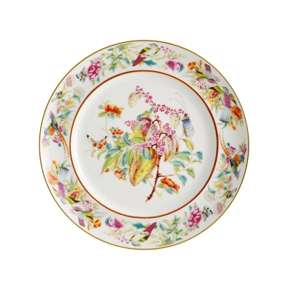 Zdjęcie Porcelanowy talerz obiadowy Kakao Paço Real z przedstawieniem drzewa kakaowca - Vista Alegre