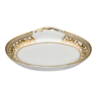 Picture Vaso de porcelana para aceitunas con elementos decorados en oro de la colección Anna - Vista Alegre