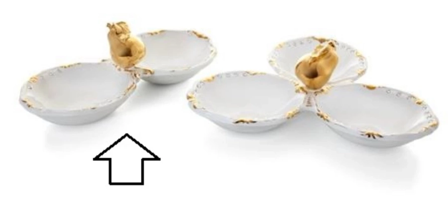 picture 1 Luxurious baroque appetizer dish - Ceramiche ML