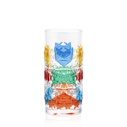 Zdjęcie Kolorowy komplet 6 szklanek do degustacji napojów (480 ml)