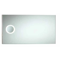 Picture Espejo elegante con borde pulido, retroiluminación LED y aumento de 2× - Stilhaus