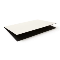 Picture Protector de escritorio plegable Gemini hecho a mano en blanco