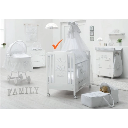 Zdjęcie Atrakcyjne łóżeczko niemowlęce z wyposażeniem - Italbaby