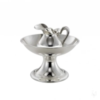 Picture Mayim Achronim silver ablution set in a modern style - Zaramella Argenti