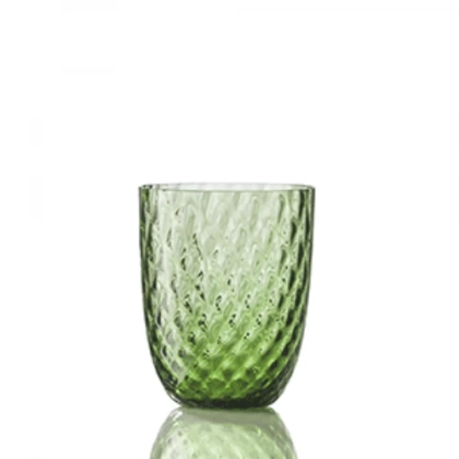 Zdjęcie Włoskie szkło elegancka szklanka Murano