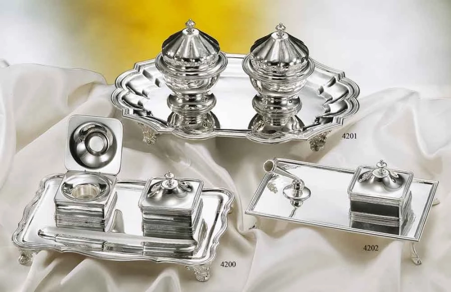picture 2 Silver inkwell