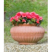 Picture Luxurious flower pot made of clay - Fornace Masini