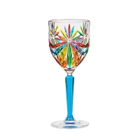 Zdjęcie Dekoracyjny zestaw 6 kieliszków do wina wykonanych ze szkła murano (290 ml)