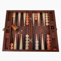 Picture Classic handmade wooden backgammon set - Outlet