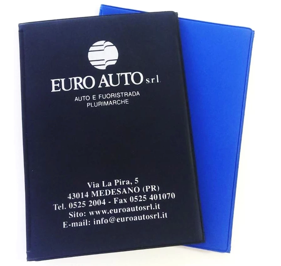 picture 1 Leather case for car documents with personalization option