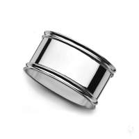 Picture Elegante servilletero ovalado de plata - Zaramella Argenti