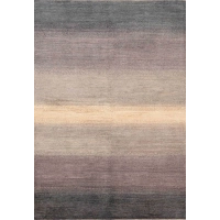 Bild Eleganter handgewebter Teppich in Beige und Grau aus dem Iran - Jordanien