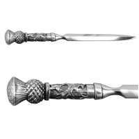 Picture Elegant paper knife made of stainless steel and pewter