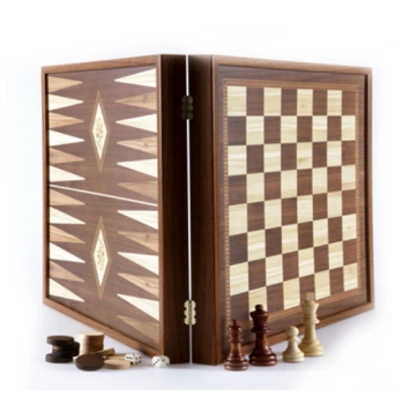 Zdjęcie Klasyczny zestaw 2 w 1 do gry w szachy oraz Backgammon - Constatntions Manopoulos