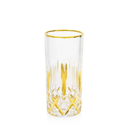 Zdjęcie Luksusowy komplet 6 włoskich szklanek do drinków (350 ml)