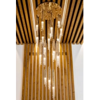 Picture Fantástica iluminación en forma de lámpara de araña Safi