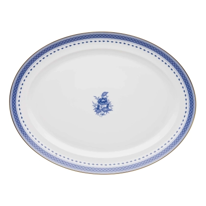 Zdjęcie Duży owalny talerz z porcelany z klasycznej kolekcji Cozinha Velha - Vista Alegre