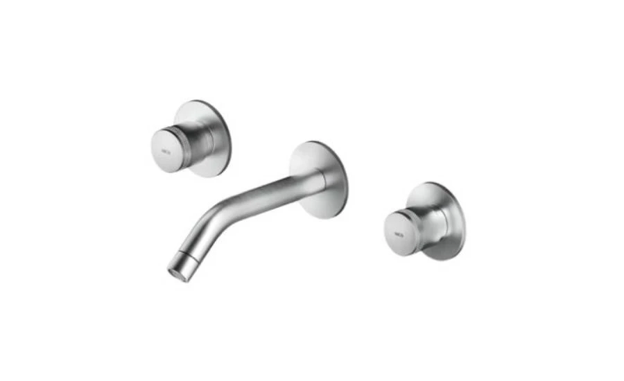 picture 2 3-hole concealed wall mounted bathroom faucet
