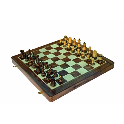 Zdjęcie Rewelacyjny drewniany pakiet do gry w szachy - The Chess Empire