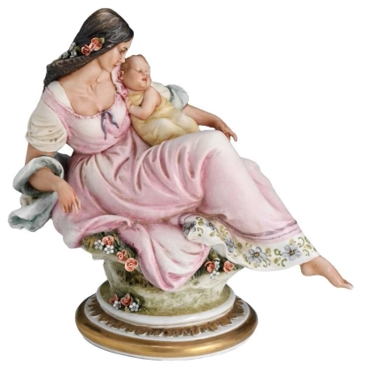 Zdjęcie Matka z dzieckiem - włoska porcelana