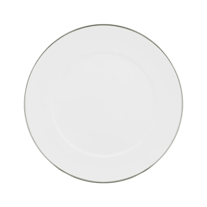 Zdjęcie Płaski talerz serwisowy 31 cm wykonany z porcelany - Porcel