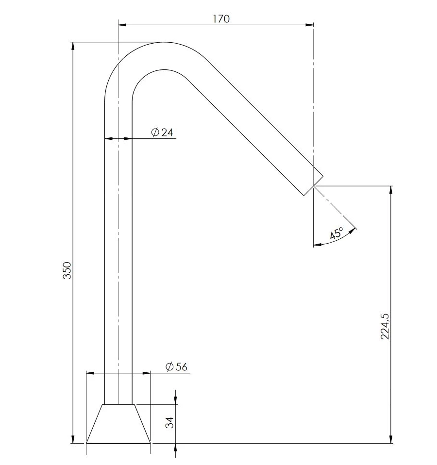 picture 2 Star washbasin spout